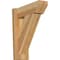Ekena Millwork Traditional Slat Rough Sawn Outlooker, Western Red Cedar, 6"W x 16"D x 20"H OUT06X16X20TRA06RWR - alternate 1